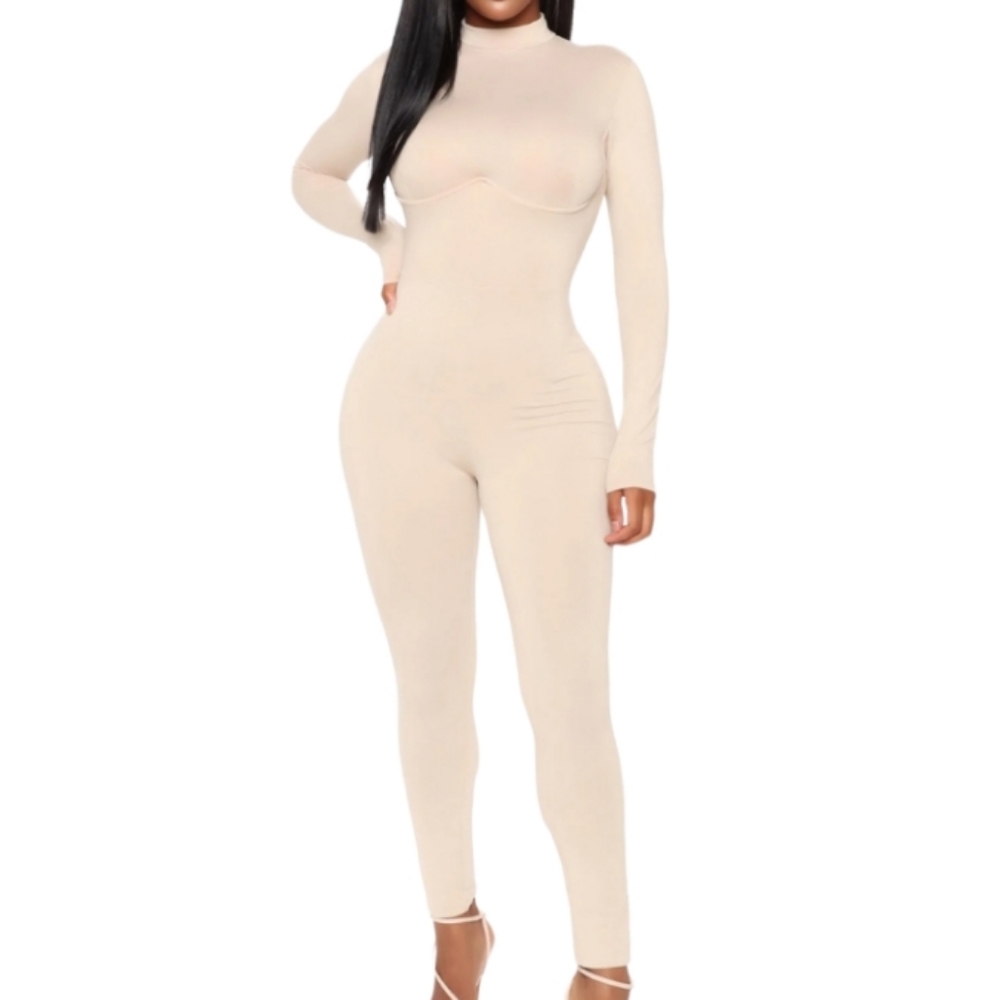 81.) Nude Jumpsuit NWT
